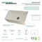 Gourmetier KGKFA361810RM 36" x 18" SGL Bowl Farmhouse Kitchen Sink, Drain & Rack KGKFA361810RM - alternate 2
